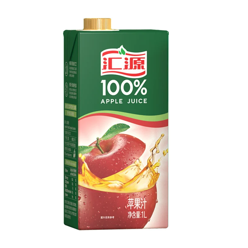 [Self-operated] China Huiyuan 100% Apple Juice 1L Concentrated Juice Vitamin Drink