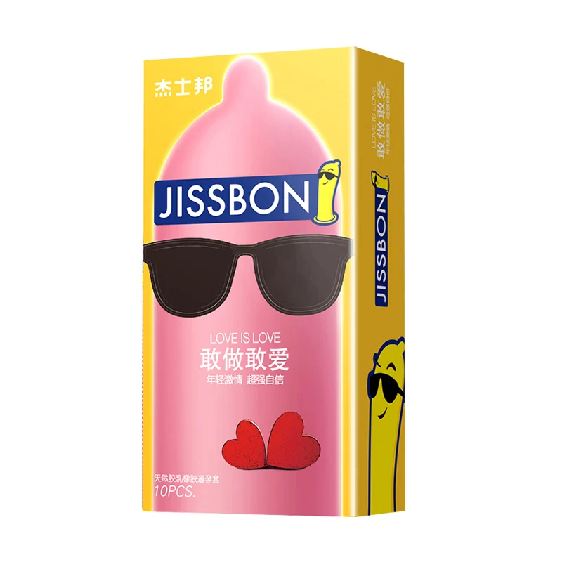 [Self-operated] Japanese Jissbon Condoms Dare to Do Dare to Love 10-pack Zero Sensitive Bumps Long-lasting Leakage-proof Condoms