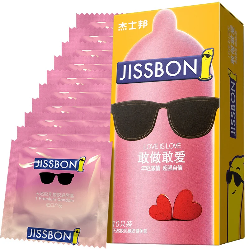 [Self-operated] Japanese Jissbon Condoms Dare to Do Dare to Love 10-pack Zero Sensitive Bumps Long-lasting Leakage-proof Condoms