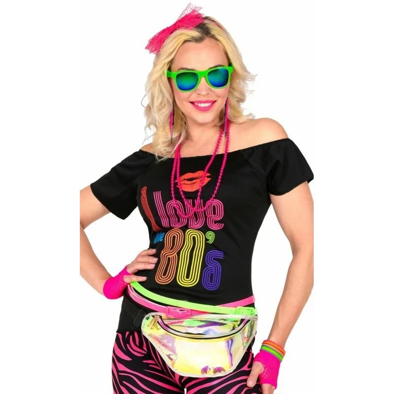 80er Jahre Neon-Set