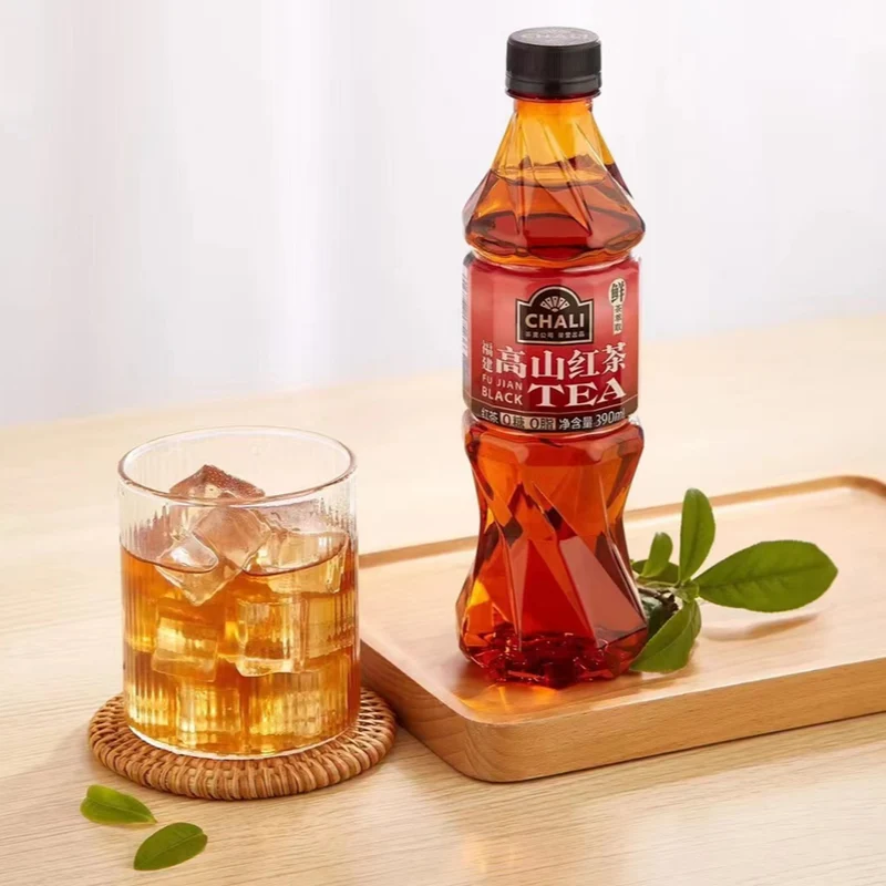 [Self-operated] Chinese CHALI Alpine Black Tea Drink 390ml 0 sugar 0 fat elegant floral fragrance sweet peony black tea