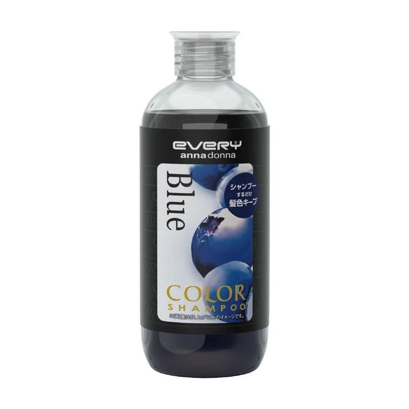 [Self-operated] Japanese Annadonna color-fixing shampoo #Blue 300ml hair care and nourishing hair color-fixing, color-replenishing and deep nourishing