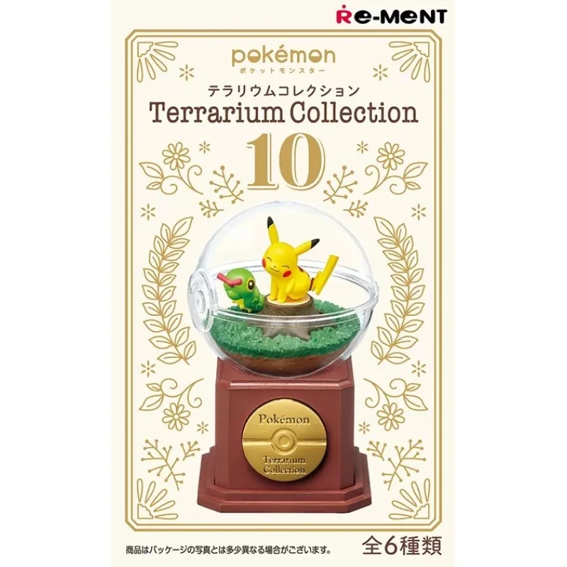 [Self-operated] Japanese RE-MENT Pokémon Pokémon Poke Ball Tenth Bullet 1 Box Six Types Randomly Send Pikachu Series Bulbasaur Genuine Collection