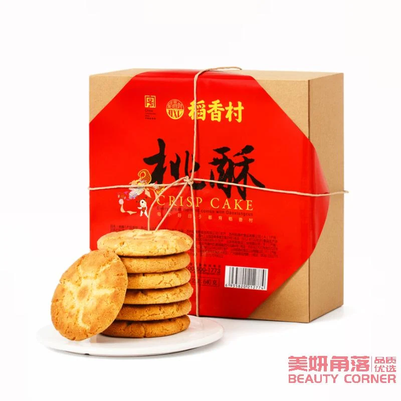 [Self-operated] China DXC Daoxiangcun Peach Crispy 640g Boxed Traditional Biscuits Crispy Snacks Snacks Casual Office Dessert Afternoon Tea