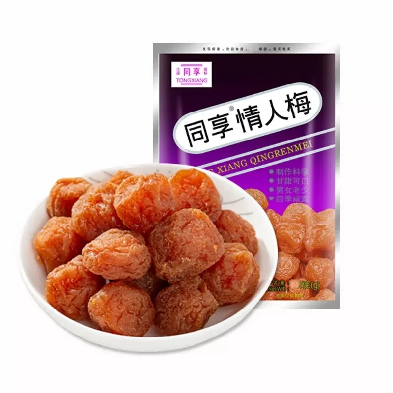 [Self-operated] China TONGXIANG Sharing Lover's Plum 85g Candied Plums Plums Dried Fruits Office Casual Snacks Pregnant Women Snacks