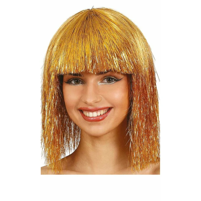 Goldene mittlere Haarperücke
