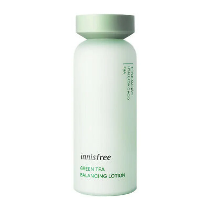 [Self-operated] South Korea INNISFREE New Edition Green Tea Balanced Soothing Moisturizing Lotion 160ml Oil Control Refreshing Balancing Water and Oil