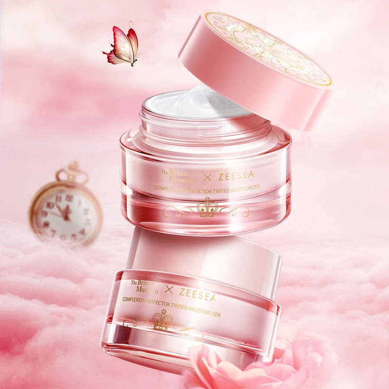 [Self-operated] ZEESEA Nourishing and Moisturizing Cream Isolation Cream 50g Alice Limited British Museum Co-branded Concealer, Brightening, Refreshing and Oil Control