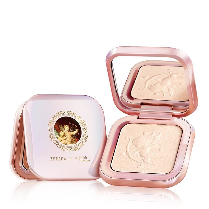 [Self-operated] ZEESEA three-dimensional high-gloss powder 6g Angel Cupid British Museum co-branded high-gloss contouring plate to brighten pearls and diamond glitter powder