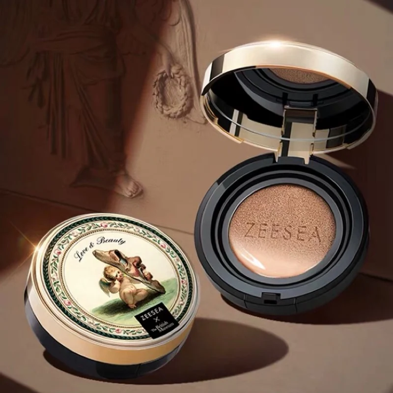[Self-operated] ZEESEA Colorful Flower Cushion BB Cream 15g Angel Cupid British Museum co-branded moisturizing isolation concealer long-lasting