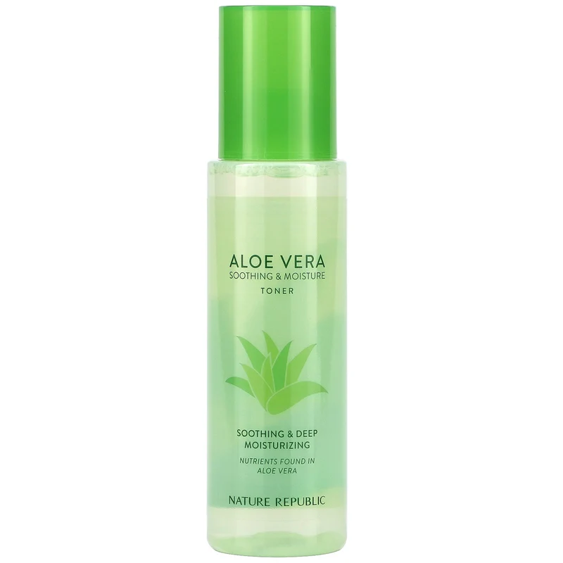 [Self-operated] South Korea NATURE REPUBLIC Aloe Vera Soothing and Moisturizing Lotion 155ml Soothing and Moisturizing Lotion