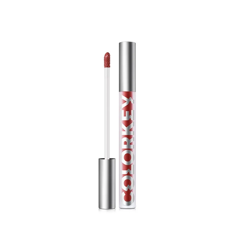 [Self-operated] China COLOR KEY Air Lip Glaze Velvet Series R888 Lucky Red Pear 1.7g Light Mist Velvet Soft Mist Matte Lip Gloss