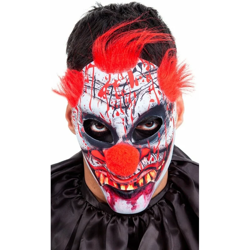Bunte Clown-Maske