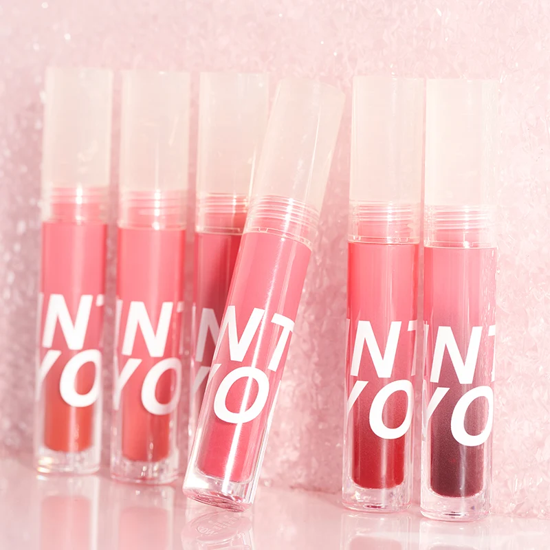 [Self-operated] INTOYOU Xinmu and You Water Mist Lip Glaze W05 Watermelon Lychee Drink Matte Matte Lipstick Lip Gloss Smoke Lip Glaze