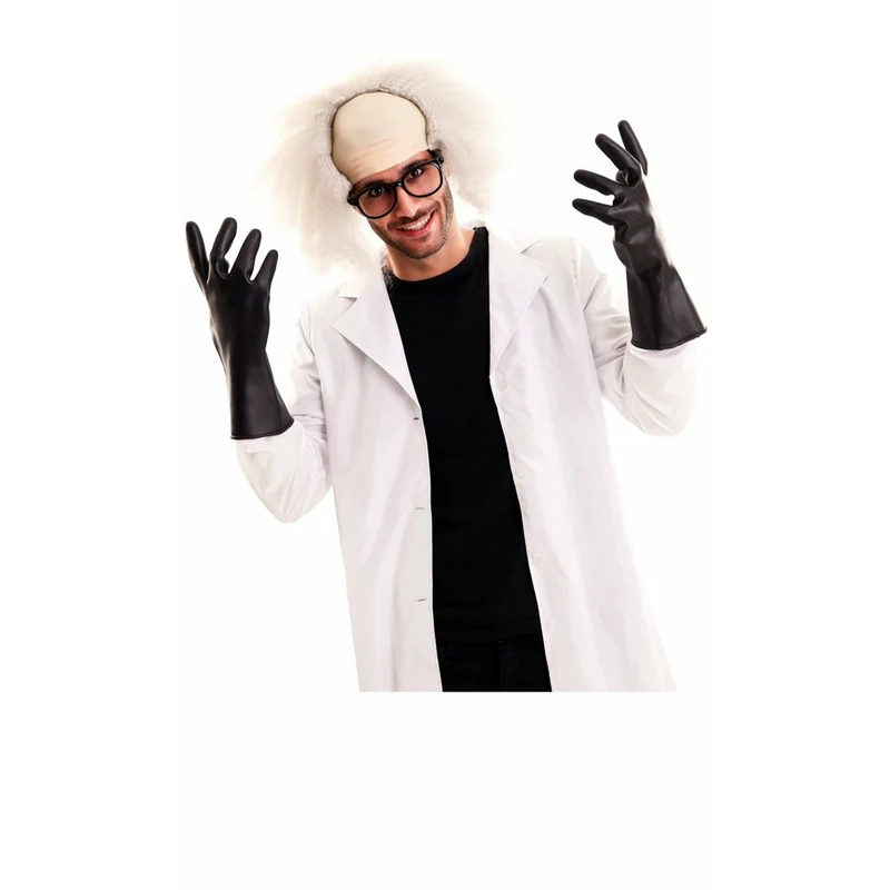 Schwarze PVC-Handschuhe