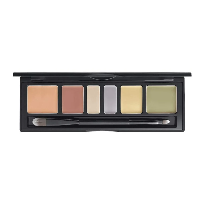 [Self-operated] Korean JUNGSAEMMOOL Zheng Xuanmo Makeup Artist Professional Concealer Palette Blend Mixed Color 6.6g Six-Color Concealer Palette Brightening and Repairing Concealer
