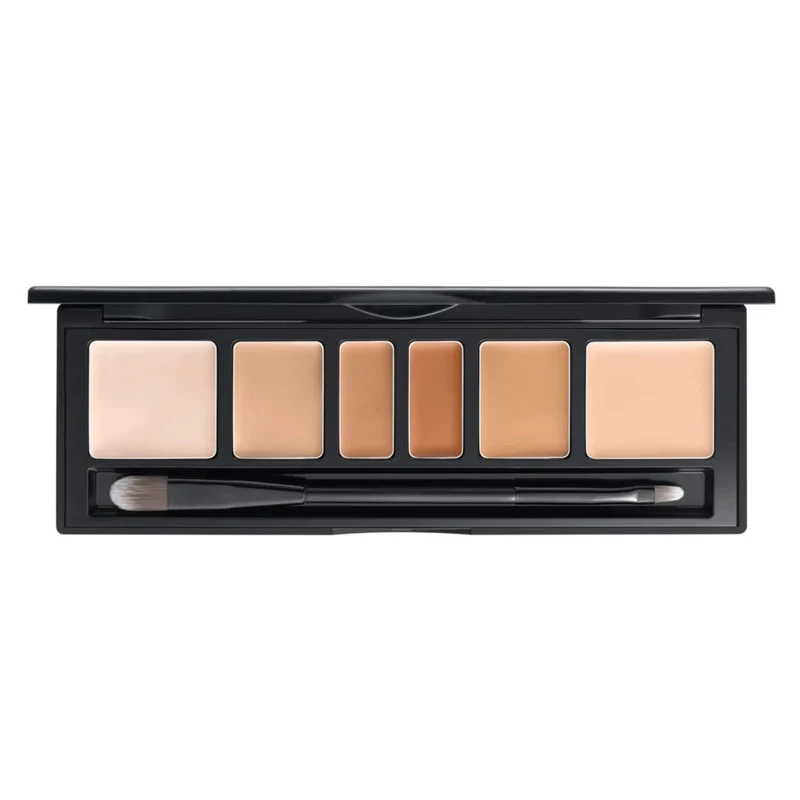 [Self-operated] Korean JUNGSAEMMOOL Zheng Xuanmo Makeup Artist Professional Concealer Palette SKIN Skin Color 6.6g Six-Color Concealer Palette Brightening and Repairing Concealer