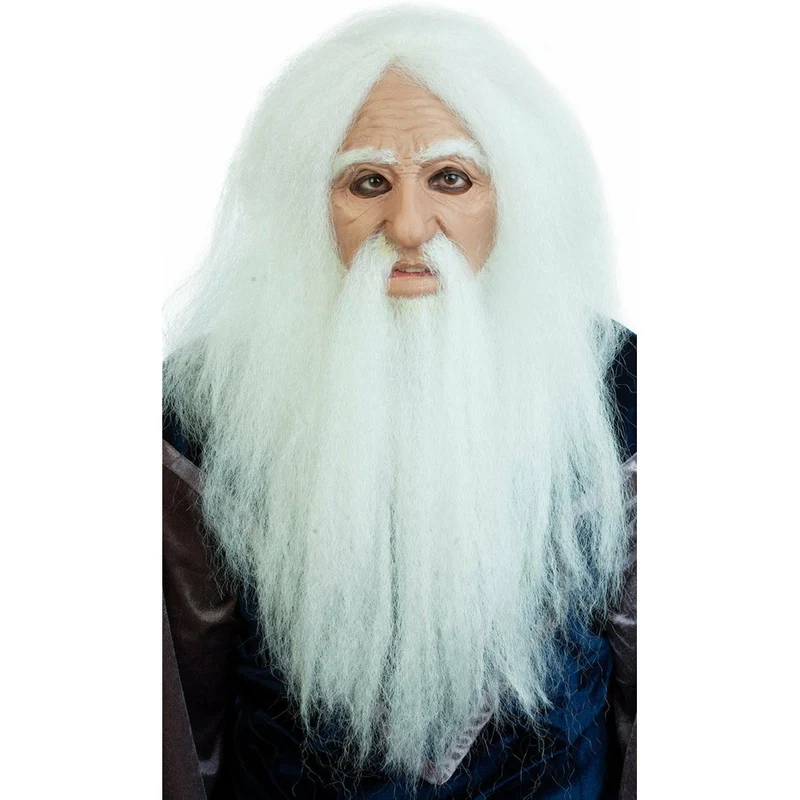 Zauberer Lord Merwyn Latexmaske