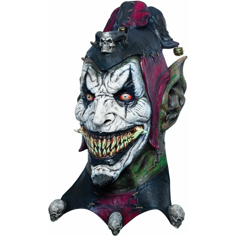 Finsterer Harlekin Latexmaske