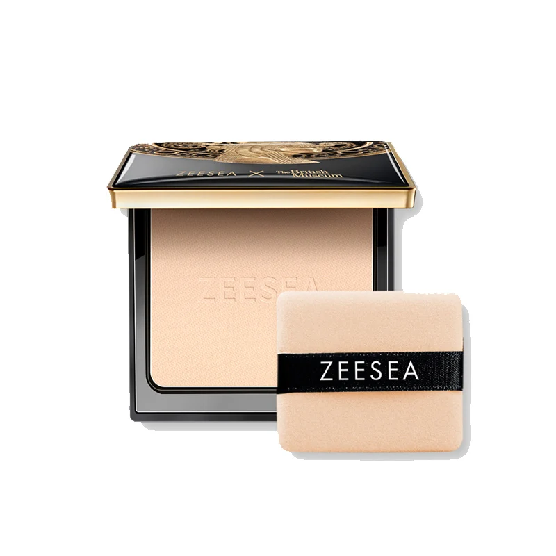 [Self-operated] ZEESEA Color Setting Magic Box Powder 8g, for oily skin mothers, matte finish, Egyptian Queen Plate, co-branded with the British Museum, setting powder, long-lasting concealer, oil control and moisturizing
