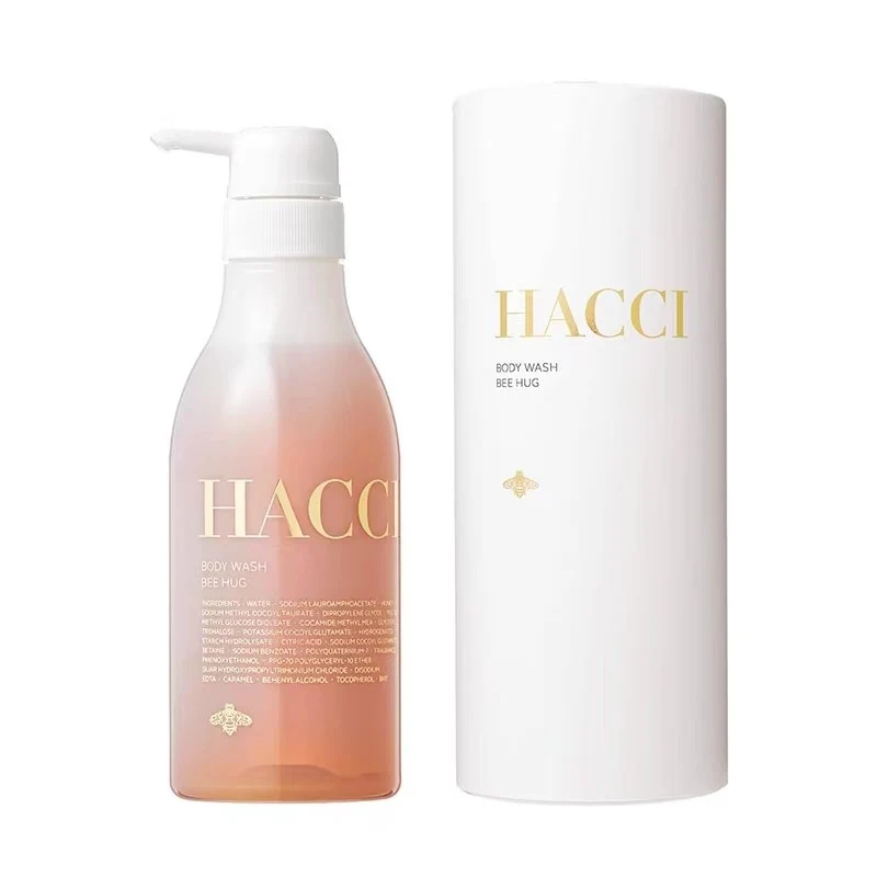 [Self-operated] Japanese HACCI Honey Shower Gel BEE HUG 385ml Moisturizing Shower Gel