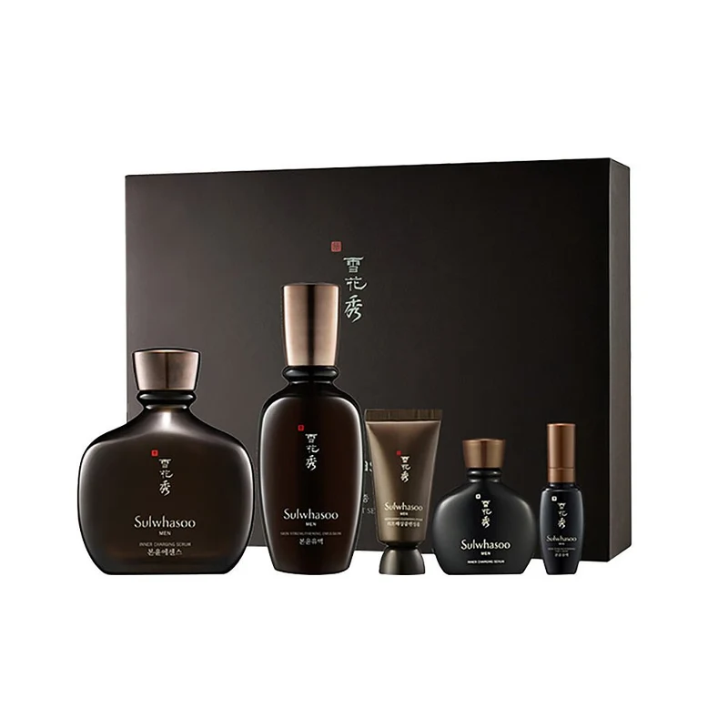 [Self-operated] South Korea's SULWHASOO Sulwhasoo Men's Moisturizing Lotion Moisturizing Kit 5-piece set, hydrating, lifting, firming and moisturizing