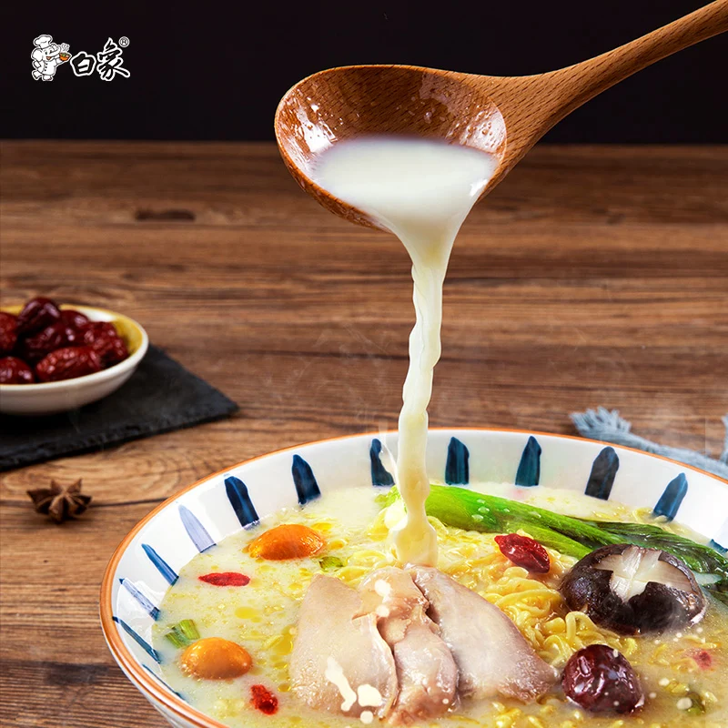 [Self-operated] Chinese BAIXIANG Baixiang delicious soup signature pork bone noodle soup five packs 113g*5 packs family size instant noodles slow boiled soup stock instant ramen