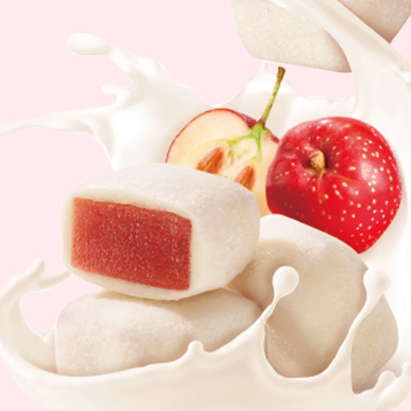 [Self-operated] China LYFEN Laiyifen Probiotic Milk Skin Hawthorn 58g Appetizer Snack Internet Celebrity Casual Snack Milk Fragrance Haw Cake