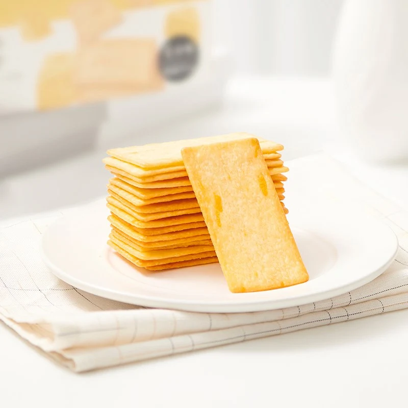 [Self-operated] China LYFEN Laiyifen Rock Grilled Cheese Crackers 120g Boxed Crackers Afternoon Tea Snacks