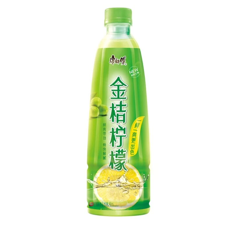[Self-operated] China MASTER KONG Kumquat Lemon 500ml Sweet and Fragrant Juice Refreshing Tea Drink