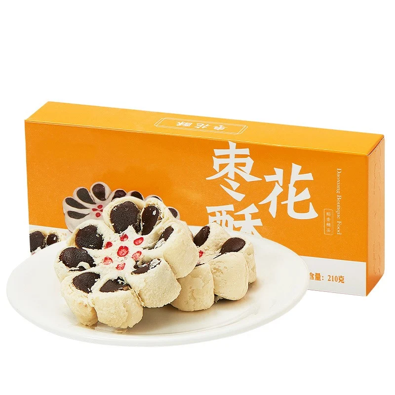 [Self-operated] China DXC Daoxiangcun Zaohua Crispy 210g Chinese pastries traditional specialty snacks snacks snacks tea snacks food