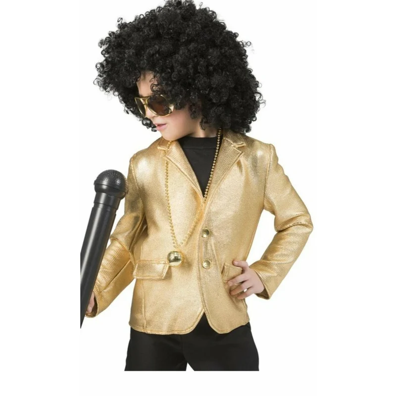 Goldene Disco-Blazer für Kinder