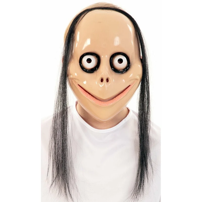 Creepypasta-Momo-Maske für Kinder