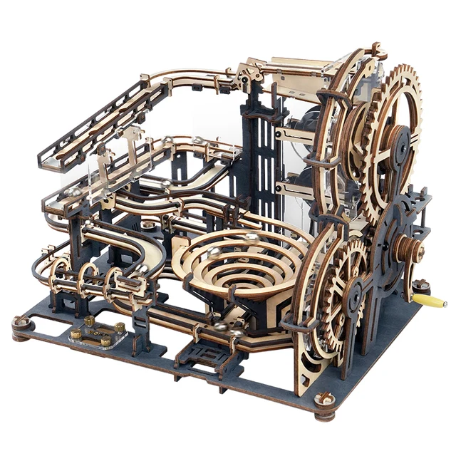 [Self-operated] China Robotime Rokr Rokr Rokr Night City single-pack DIY handmade model building blocks 3D three-dimensional puzzle assembled wooden toys (excluding wax, because it is prohibited in international transportation, if you need lubrication, you can use wax Use candles instead)