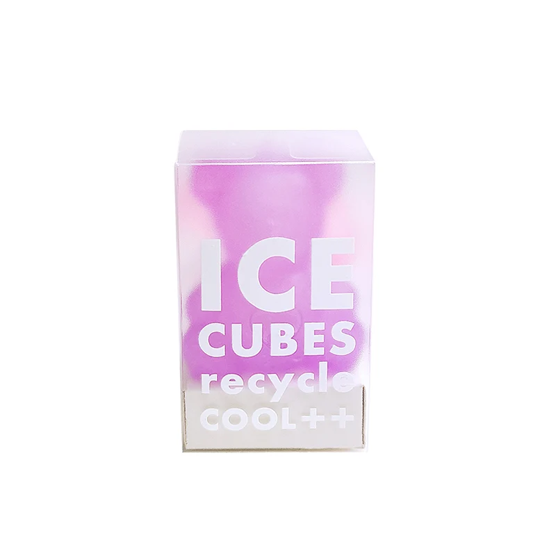 [Self-operated] China Girlwill internet celebrity care bear recycling ice cubes, single pack, food grade ice cubes, household ice pack refrigeration, recyclable ice cubes, blue, purple and pink, randomly shipped in three colors. If you have any special needs, please contact customer service