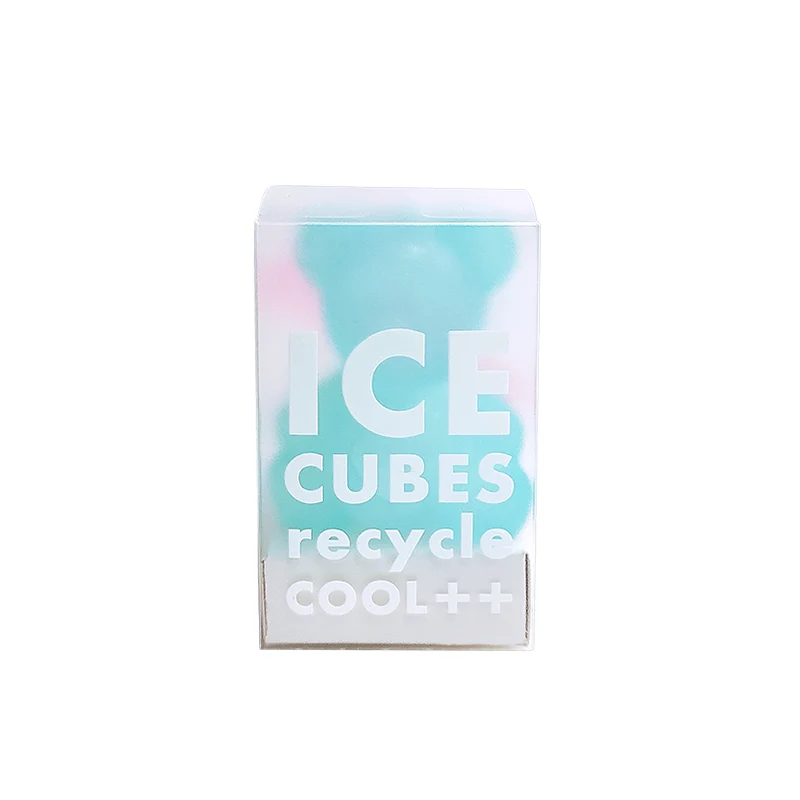 [Self-operated] China Girlwill internet celebrity care bear recycling ice cubes, single pack, food grade ice cubes, household ice pack refrigeration, recyclable ice cubes, blue, purple and pink, randomly shipped in three colors. If you have any special needs, please contact customer service