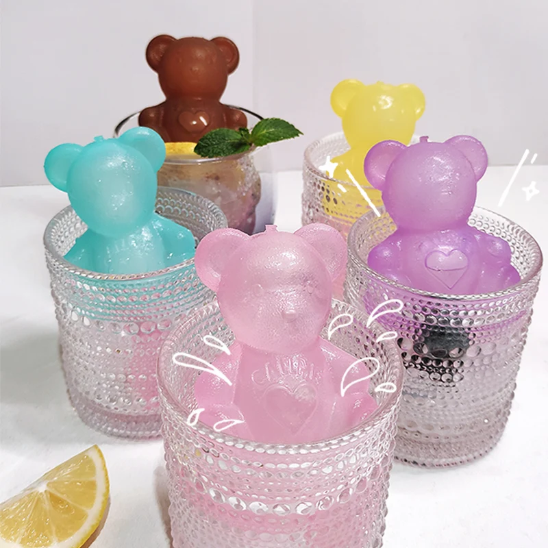 [Self-operated] China Girlwill internet celebrity care bear recycling ice cubes, single pack, food grade ice cubes, household ice pack refrigeration, recyclable ice cubes, blue, purple and pink, randomly shipped in three colors. If you have any special needs, please contact customer service