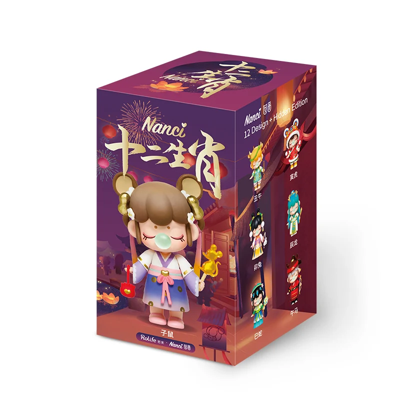 [Self-operated] China Rolife Ruolai Nanci Twelve Zodiac Series Trendy Blind Box 1 box Twelve styles shipped randomly