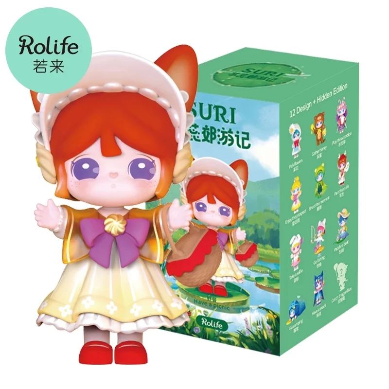 [Self-operated] China Rolife Ruolai Suri Suri's Outing Travel Notes Series Trendy Blind Box 1 Box Twelve Styles Randomly Delivered