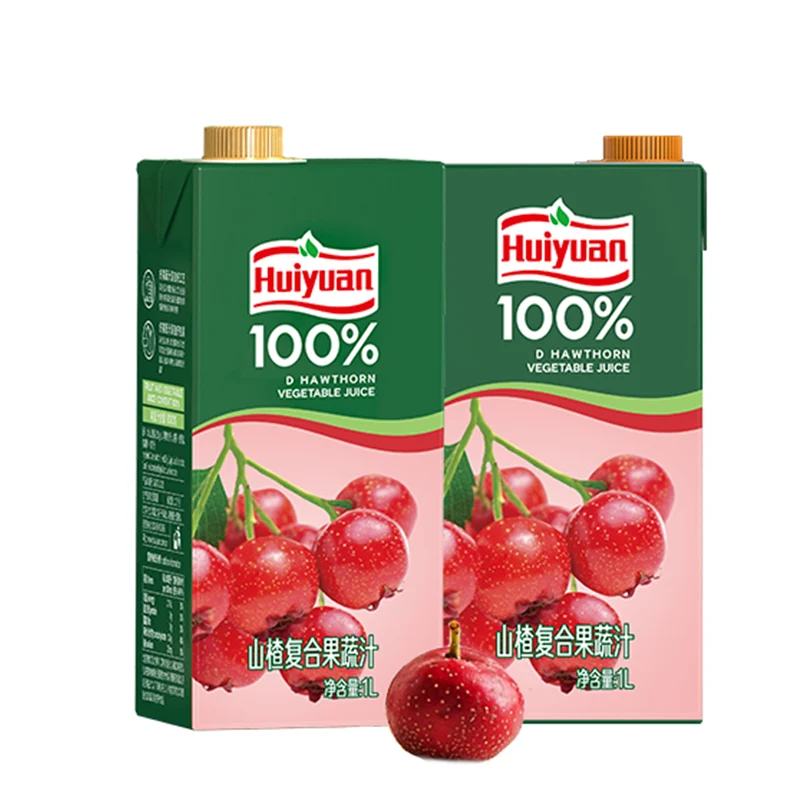[Self-operated] China Huiyuan 100% Hawthorn Juice 1L Concentrated Juice Vitamin Drink