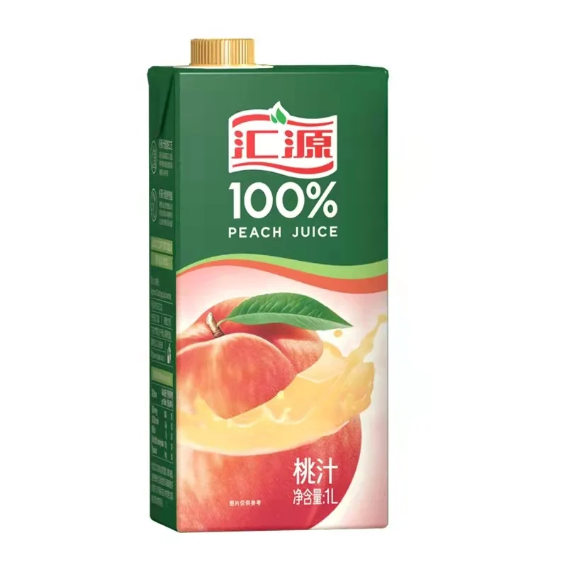 [Self-operated] China Huiyuan 100% Peach Juice 1L Concentrated Juice Vitamin Drink
