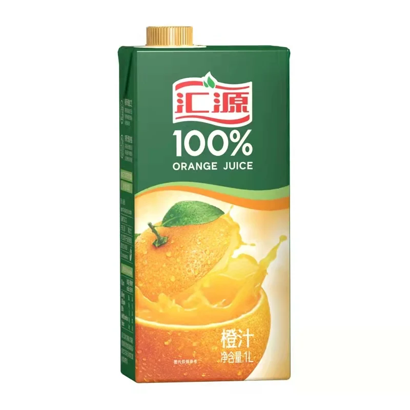 [Self-operated] China Huiyuan 100% Orange Juice 1L Concentrated Juice Vitamin Drink
