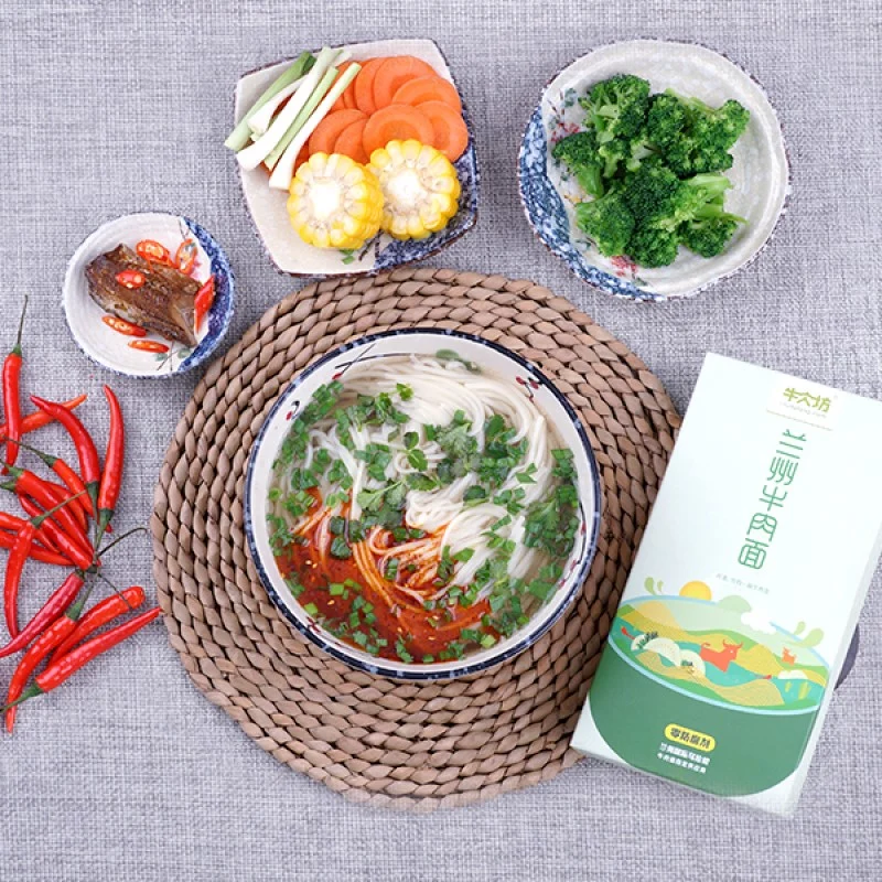 [Self-operated] China Niu Dafang Lanzhou Beef Ramen 255g Nutritious Whole Wheat Handmade Noodles