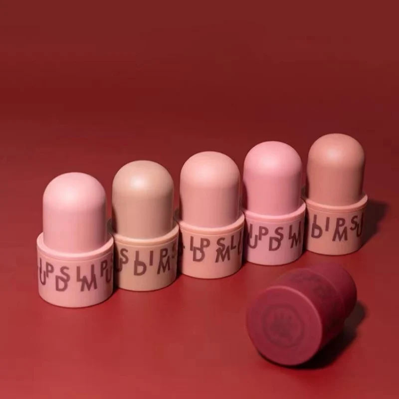 [Self-operated] Chinese makeup Yinhe girl matte lip mud A06-eh um cool bean paste 5g seal lip mud lip glaze lipstick air lip gloss lipstick