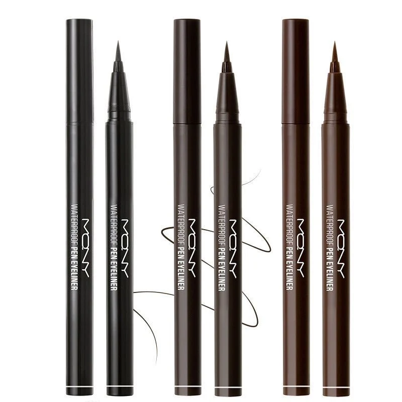 [Self-operated] Korean MQNY waterproof eyeliner #02 Deep Brown dark brown long-lasting non-smudge eyeliner