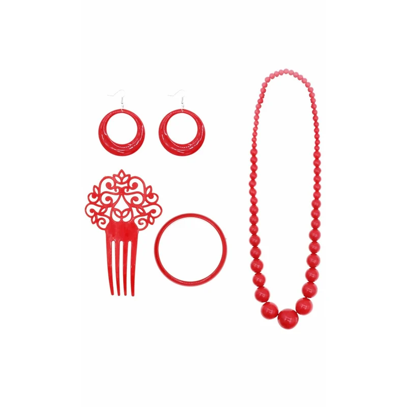 Set Flamenco Rot