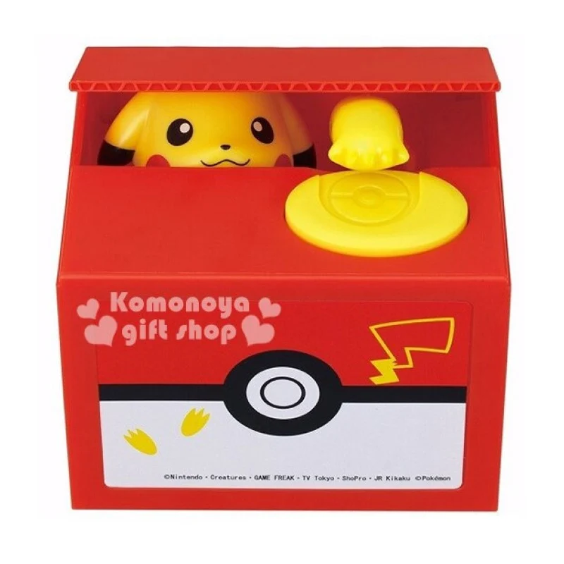 [Self-operated] Japanese Doraemon Pikachu Electric Piggy Bank 1 Pack Pokémon Piggy Bank Piggy Bank