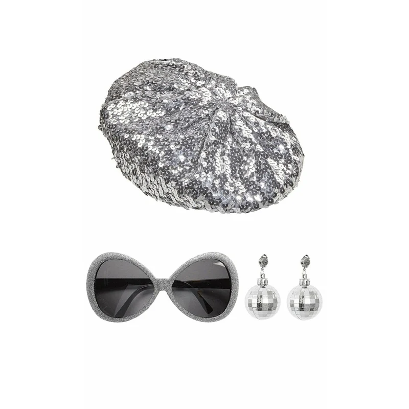 Set Disco Silber
