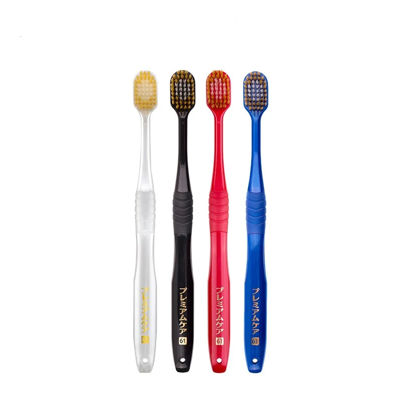 [Self-operated] Japanese EBISU Huibaishi adult toothbrush wide head 48 holes 6 rows No. 61 soft bristles 1 pack random color