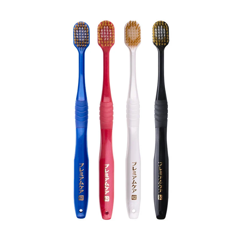 [Self-operated] Japanese EBISU Huibaishi adult toothbrush wide head 48 holes 6 rows No. 62 medium hair 1 pack random color